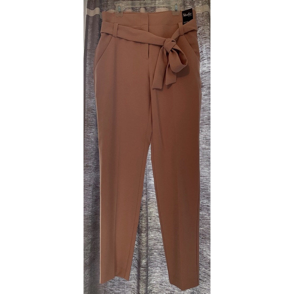 NY&Co. blush high-waisted paperbag dress pants, 2